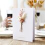 Personalised Foil Dried Flower Wedding Card, thumbnail 2 of 10