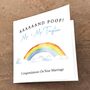 Funny Mr And Mr Wedding Card, Rainbow Design, thumbnail 1 of 6