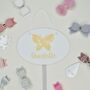 Personalised Butterfly Hair Bow Holder 15 Colours, thumbnail 7 of 9