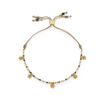 Rania Flower Beaded Friendship Bracelets, 7 of 10