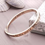 Special Person… Message Bangle Rose Gold Plated, thumbnail 1 of 3