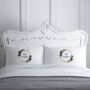 Personalised Floral Wreath Pillowcase Set, thumbnail 1 of 2