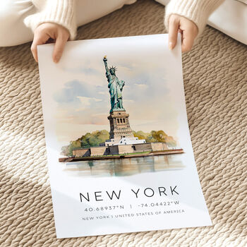 New York City Travel Landmark Poster, 3 of 7