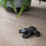 Cast Iron Frog Ornament Or Paperweight, thumbnail 3 of 3