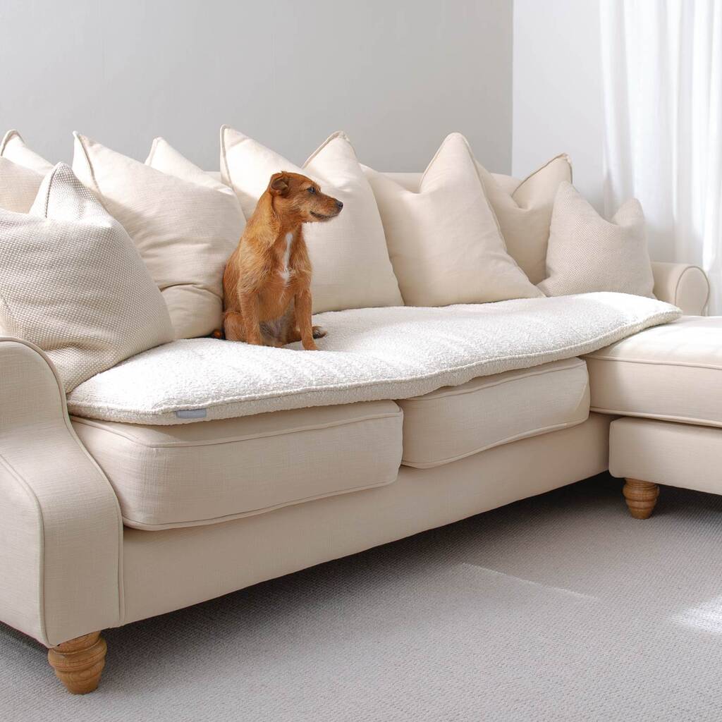 Lords And Labradors Luxury Boucle Sofa Topper By Lords & Labradors