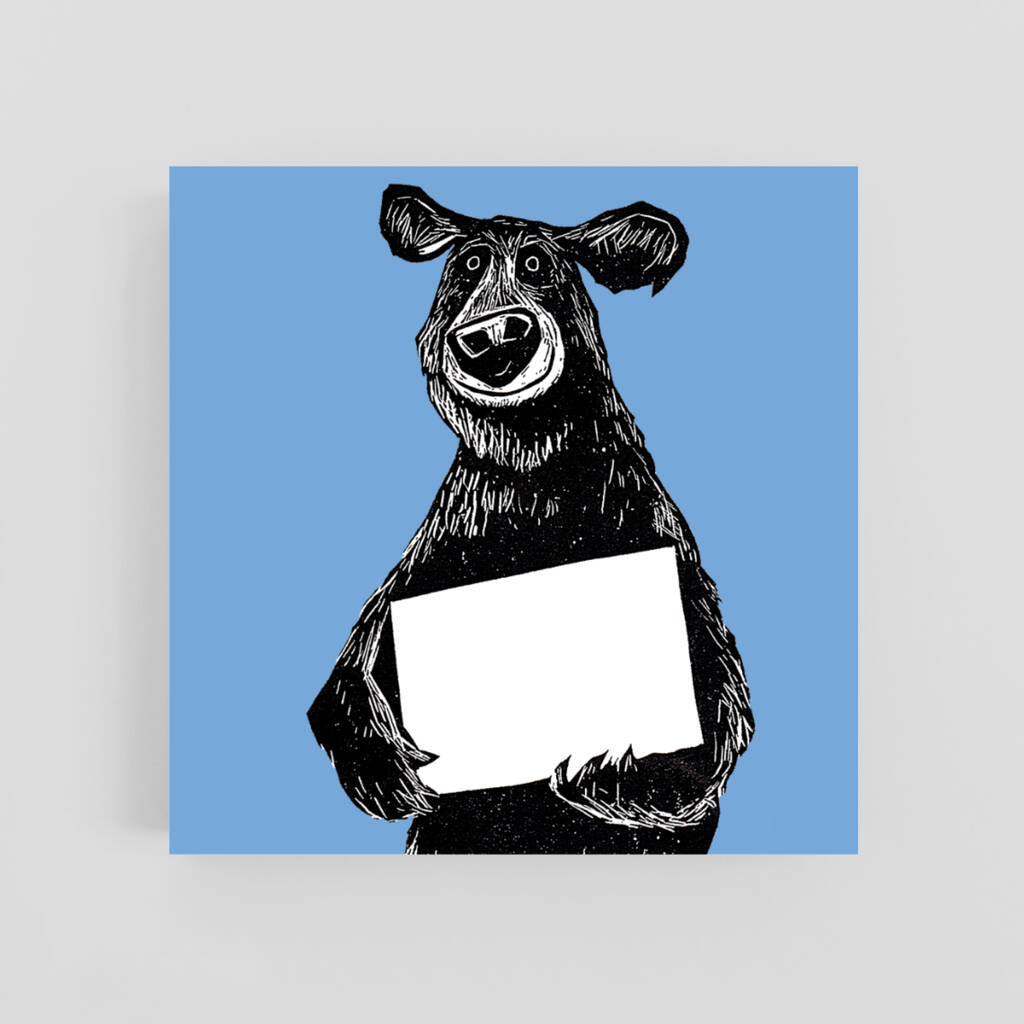 Bear Blank Card, 1 of 2