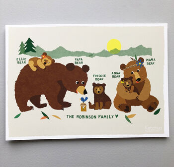 Family Bear Print, 3 of 12