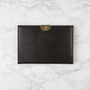 Undated Black Croc Leather Planner Diary Caché, thumbnail 5 of 5
