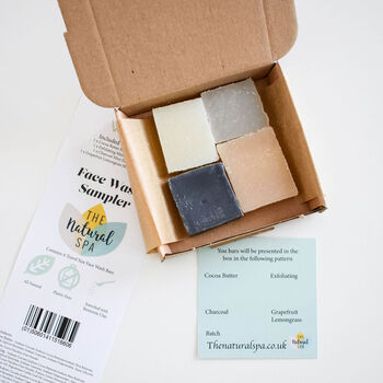 Face Wash Sample Pack, Four X 15g Natural Cleansing Bar, 2 of 3
