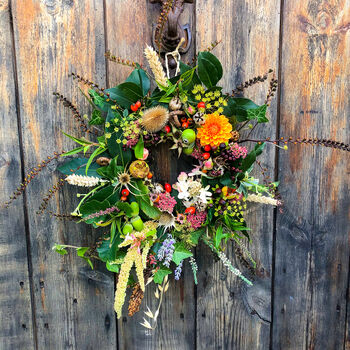 Autumnal Fresh Wreath, 4 of 5