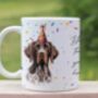 Personalised German Pointer Birthday Congratulations Party Mug B, thumbnail 1 of 2