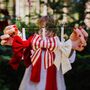 Bow Christmas Tree Decorations, thumbnail 1 of 7