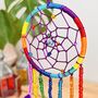 Mini Rainbow Beaded Dream Catcher, thumbnail 2 of 7