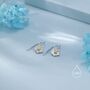 Sterling Silver Thistle Flower Drop Hook Earrings, thumbnail 2 of 10