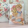 Vintage Easter Illustration Fabric Gift Decoration, thumbnail 1 of 4