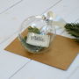 Personalised Christmas Pine Bauble, thumbnail 3 of 3
