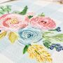 Gingham Floral Bouquet Embroidery Kit, thumbnail 3 of 5