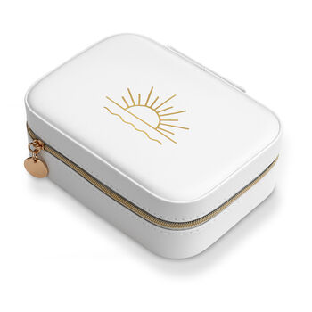 Celestial Jewellery Case With Blue Floral Interior, 6 of 6