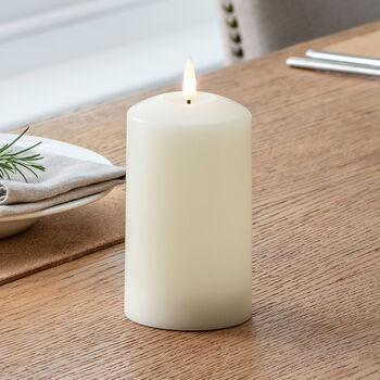 Realistic Flame LED Pillar Candle, 2 of 9
