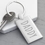 Personalised Rectangle Keyring, thumbnail 1 of 8