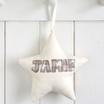 Personalised Embroidered Name Star Gift, 3 of 12