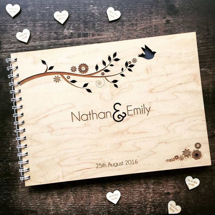 Woodland Branches Wedding Guestbook, 1 of 7