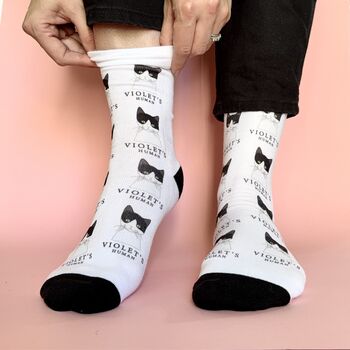 The Cat's Human Personalised Socks, 2 of 10