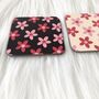 Pink Flowers Coasters, thumbnail 2 of 3