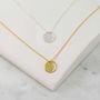 Gold Vermeil Necklace With White Topaz, thumbnail 4 of 5