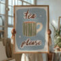 Tea Please Kitchen Illustration Print, thumbnail 3 of 4