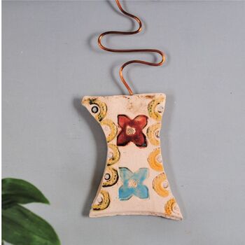 Wall Art Clock Rainbow Colours Happy Clock, 3 of 5