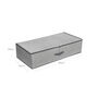 Grey Foldable Underbed Storage Bag Boxes With Divider, thumbnail 7 of 7