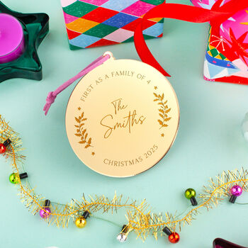 New Baby First Christmas Tree Decoration, 3 of 8