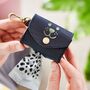 Leather Dog Face Poop Bag Holder, thumbnail 1 of 8