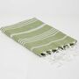 Striped Cotton Hand Towels And Tea Towels, thumbnail 4 of 9
