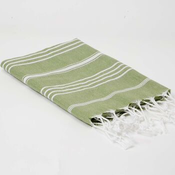Striped Cotton Hand Towels And Tea Towels, 4 of 9