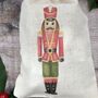 Set Of Six Small Nutcracker Themed Cotton Bags, thumbnail 2 of 2