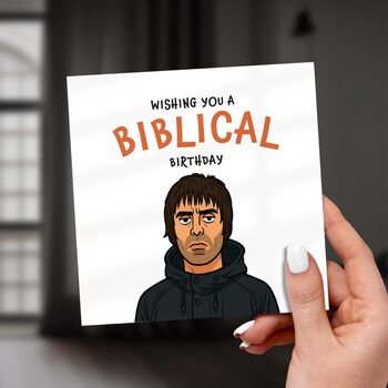 Funny Britpop Birthday Card – Biblical Vibes Design, 4 of 7