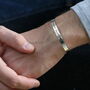 Silver Medical Alert Allergy Cuff Bracelet, thumbnail 2 of 11