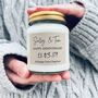 Personalised Anniversary Handmade Scented Soy Candle, thumbnail 1 of 6