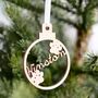 Personalised Pet Christmas Bauble, thumbnail 1 of 6