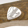 Personalised Silver Electric Guitar Plectrum, thumbnail 1 of 6