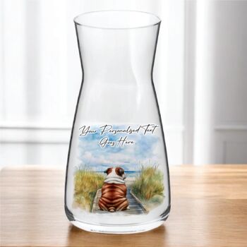 Personalised Bulldog Dog Beach Walk Collection, 8 of 8