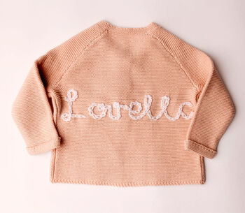 Personalised Handstitched Cardigan, 9 of 12