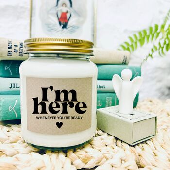 I'm Here Whenever You're Ready Comforting Candle Gift Set, 2 of 11