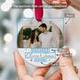 Personalised Engagement Ornament With Photo And Names, thumbnail 3 of 8