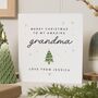 Personalised Christmas Card For Grandma Nan Or Nanny, thumbnail 1 of 7