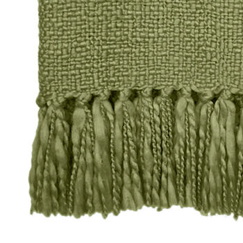 Dark Jungle Green Throw, 3 of 3