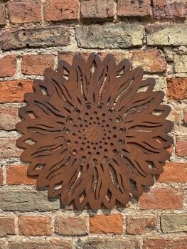 Sunflower Wall Feature , Garden Fence Decoration , House Sign, 11 of 12