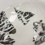 Nerikomi Porcelain Griseo Grey Pattern Bowl By Jp, thumbnail 2 of 2